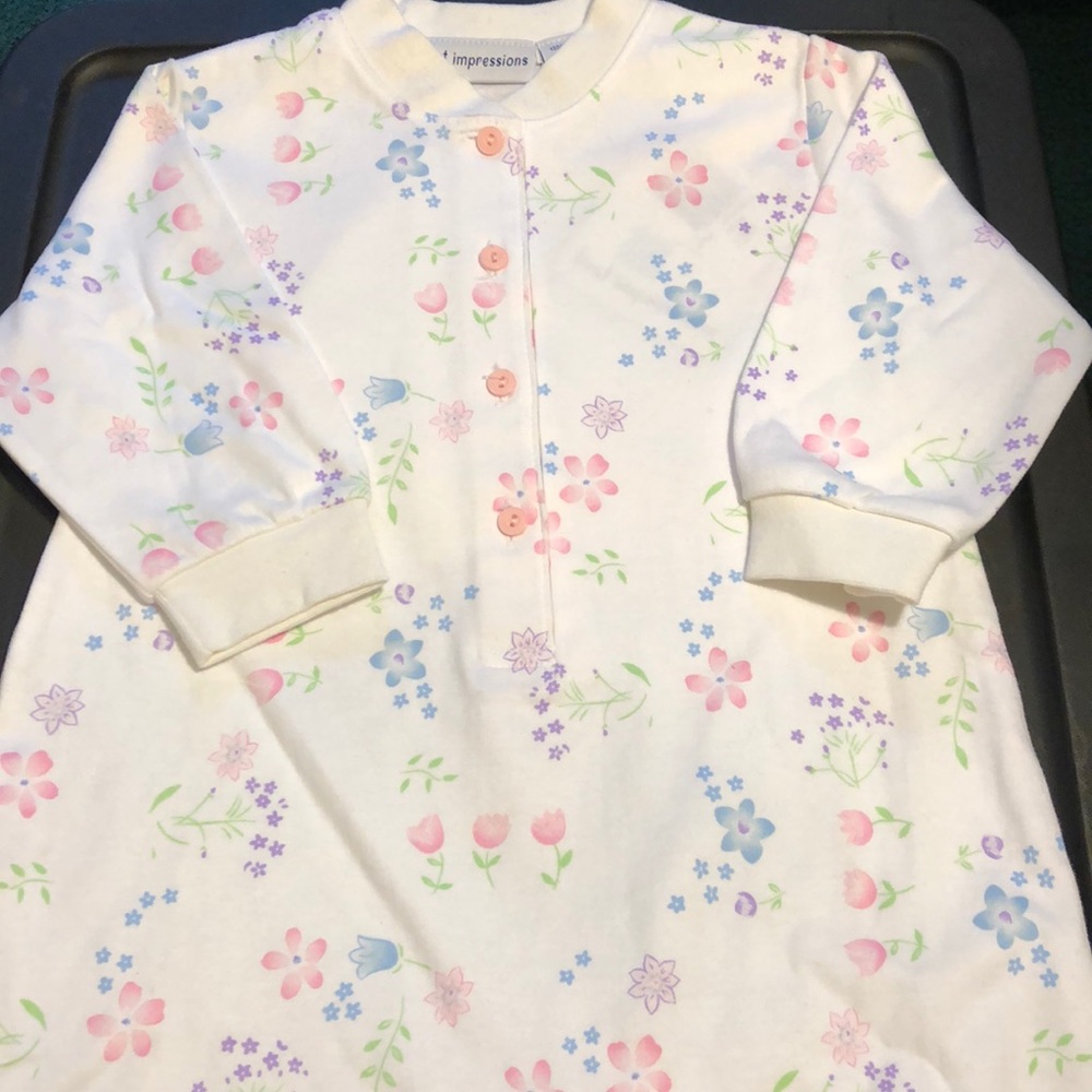 First Impressions flower one piece size 12 months